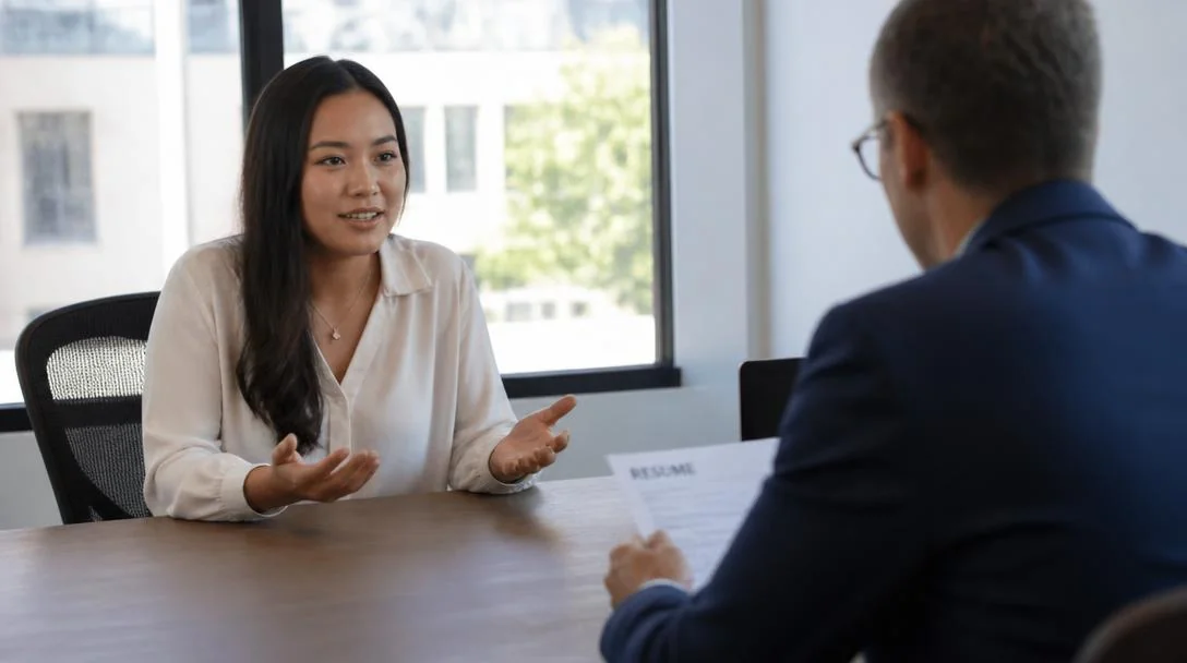 A strong job interview